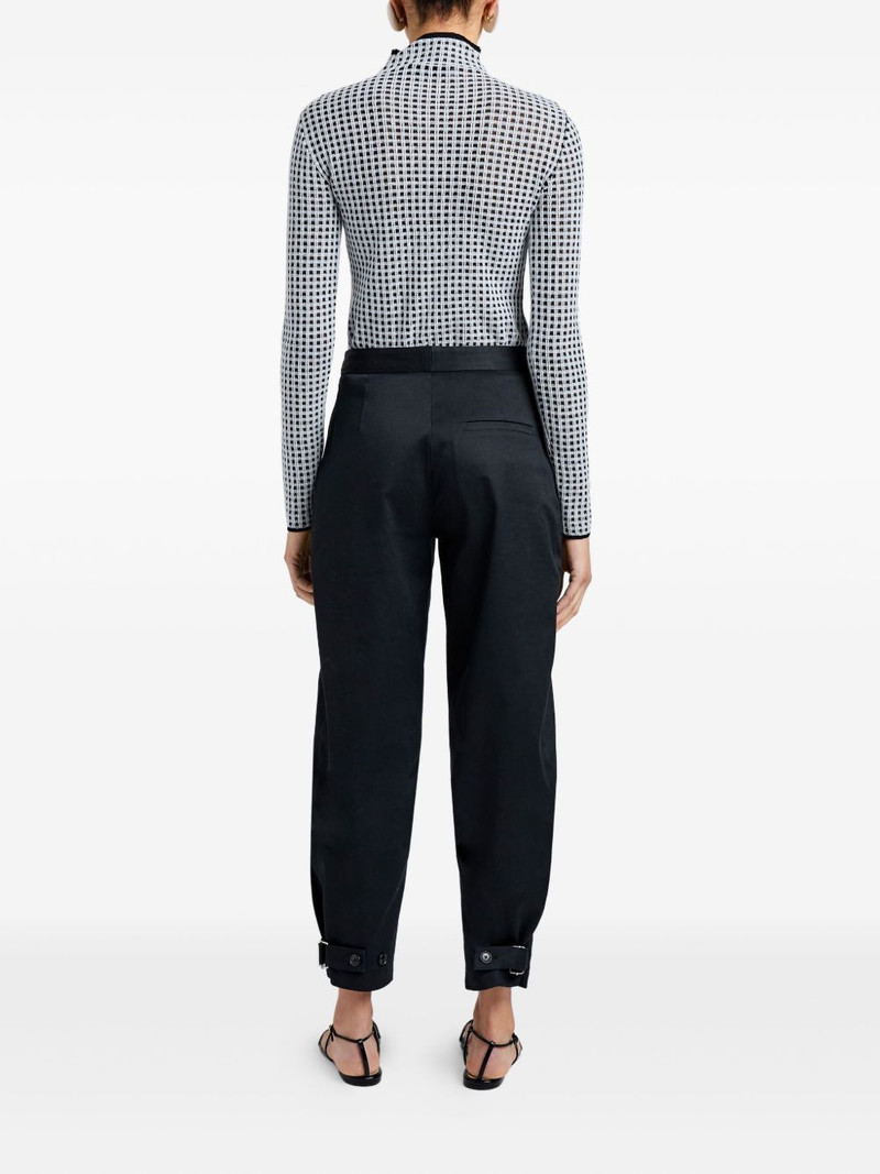 Zella check high-neck top 4