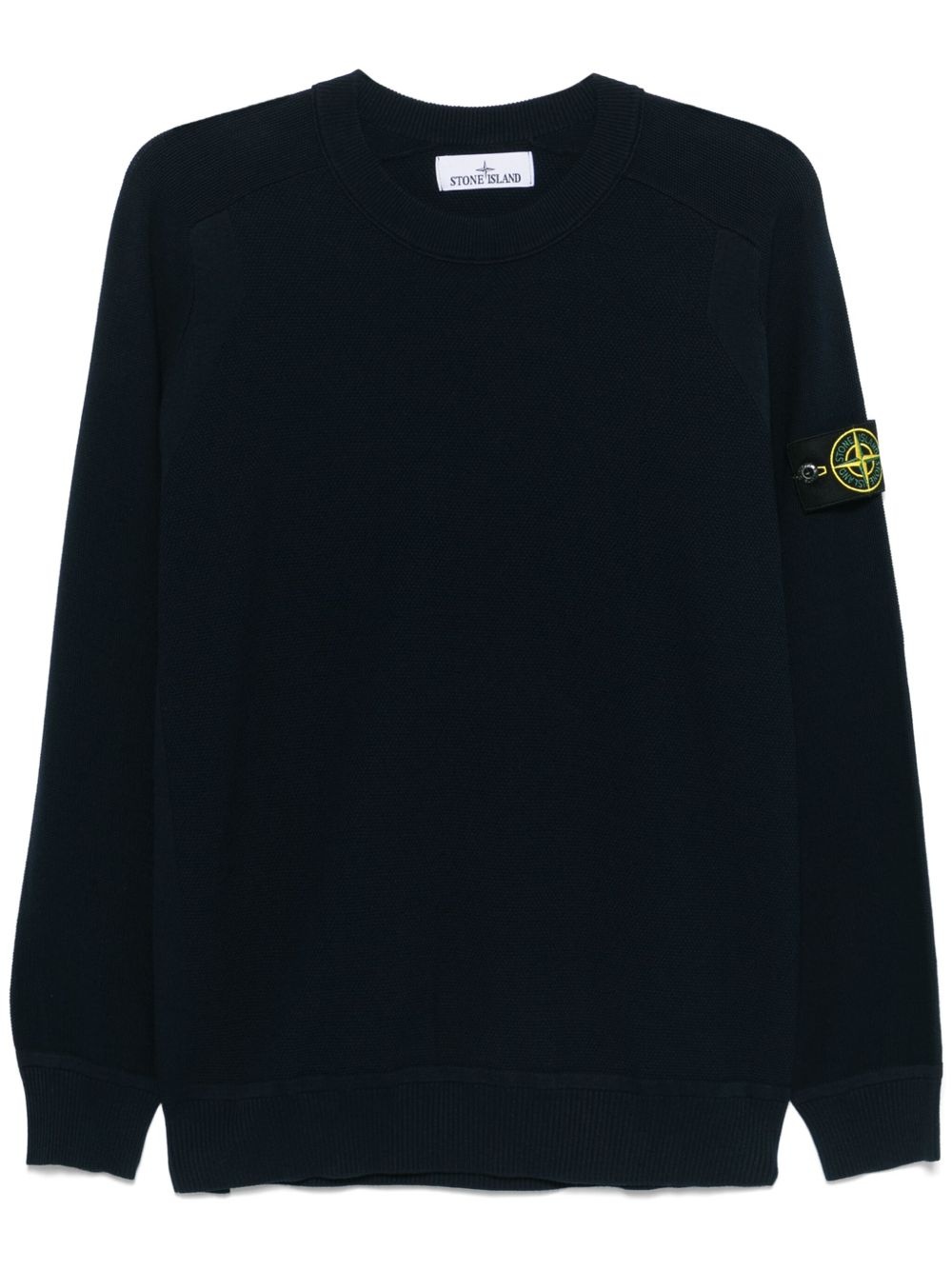 piqué-weave sweatshirt - 1