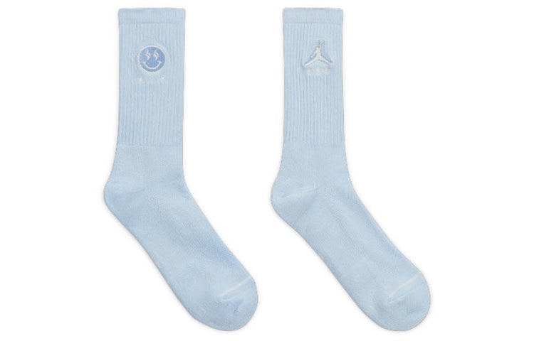 Air Jordan x J Balvin Celestine Crew Socks 'Blue' DR9817-400 - 3
