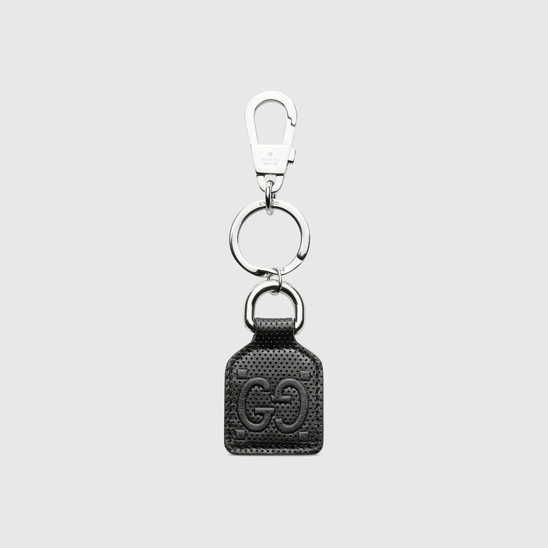 GUCCI GG embossed keychain outlook