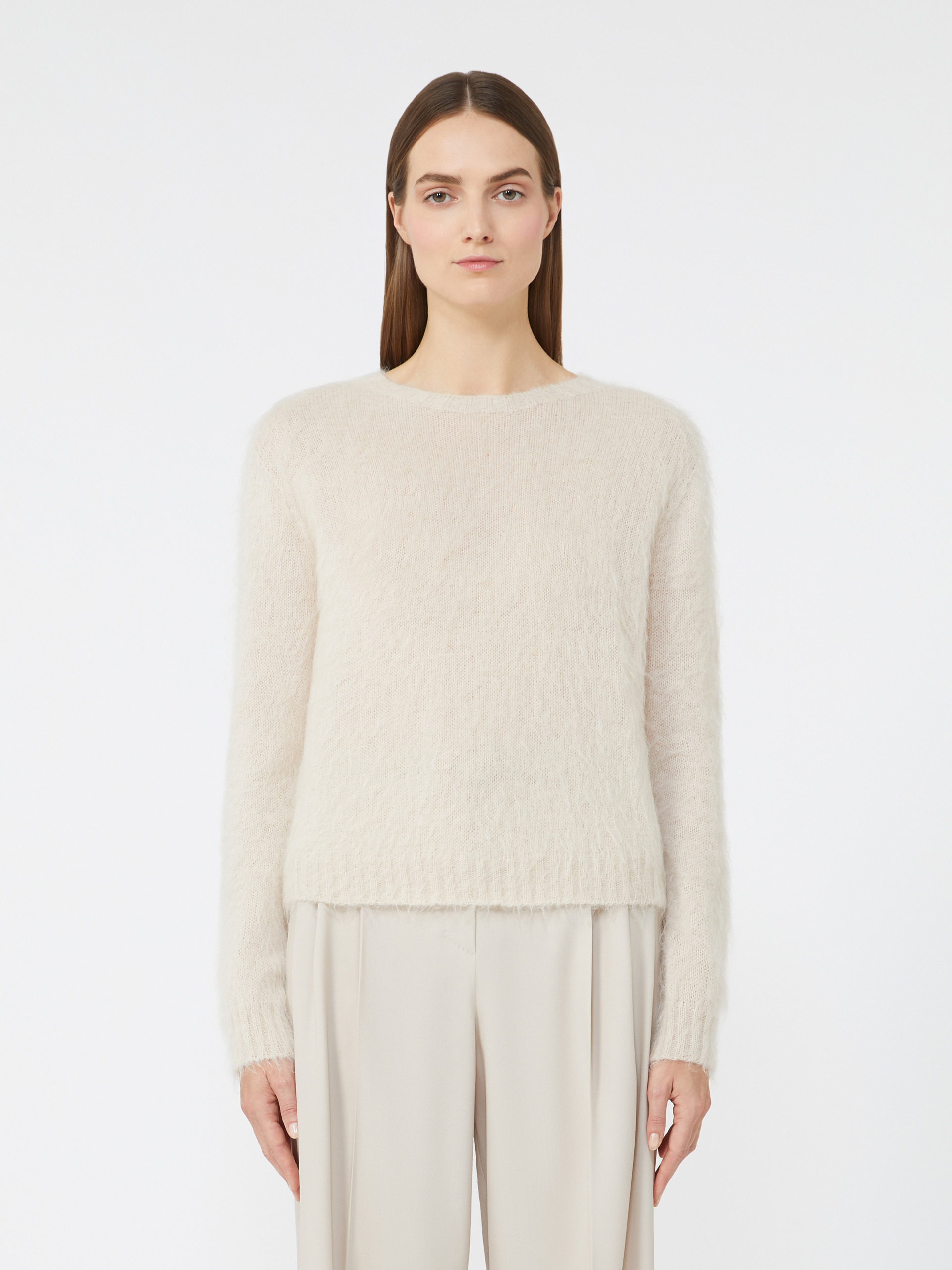 ACETO Crewneck sweater in mohair blend yarn - 3