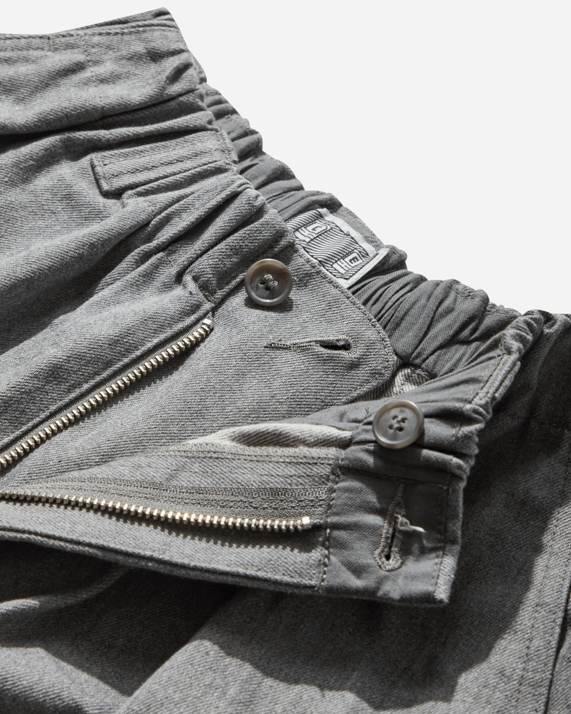 Men's Ash Twill Comfort Shorts Grey - 4