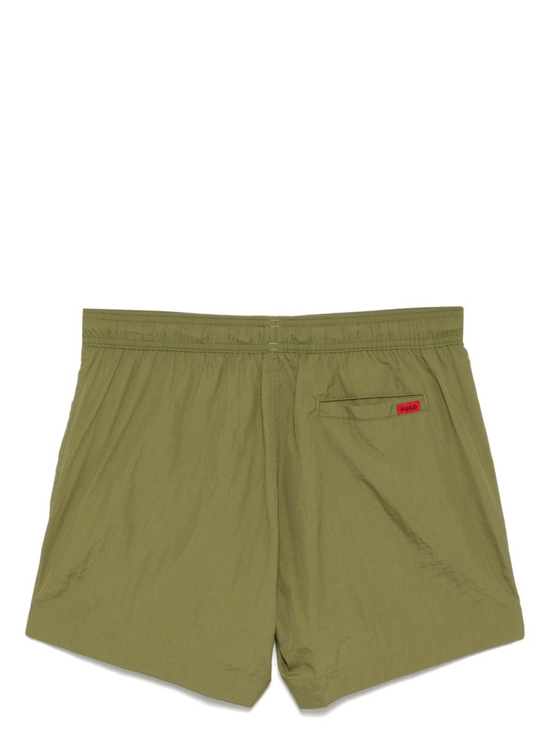 BOSS logo patch swim shorts outlook