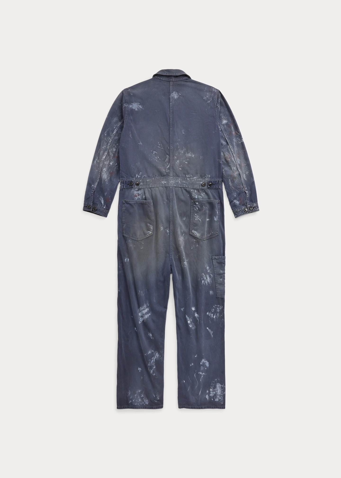 Distressed Reverse-Sateen Coverall - 2