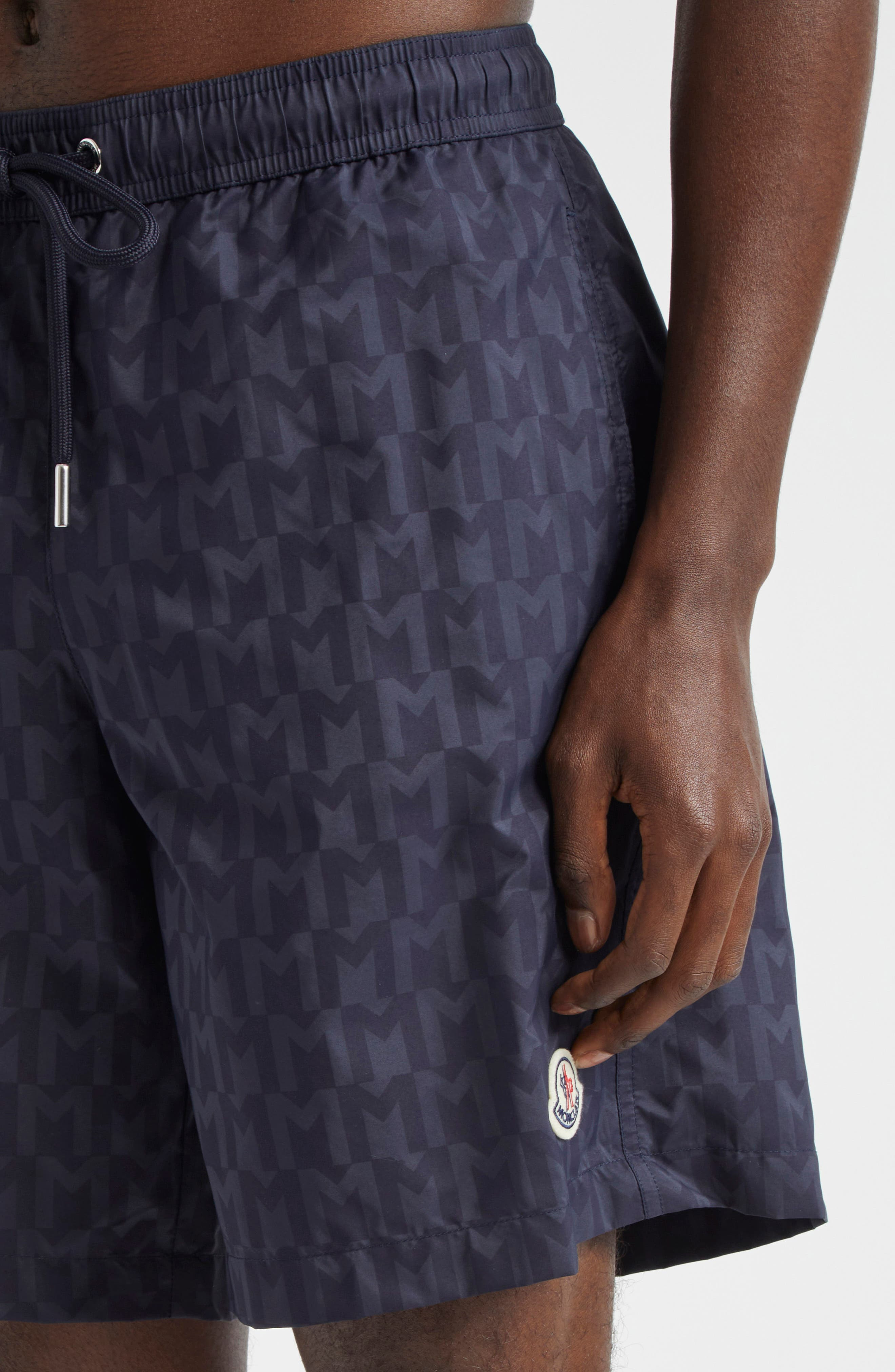 Monogram Logo Swim Trunks - 4