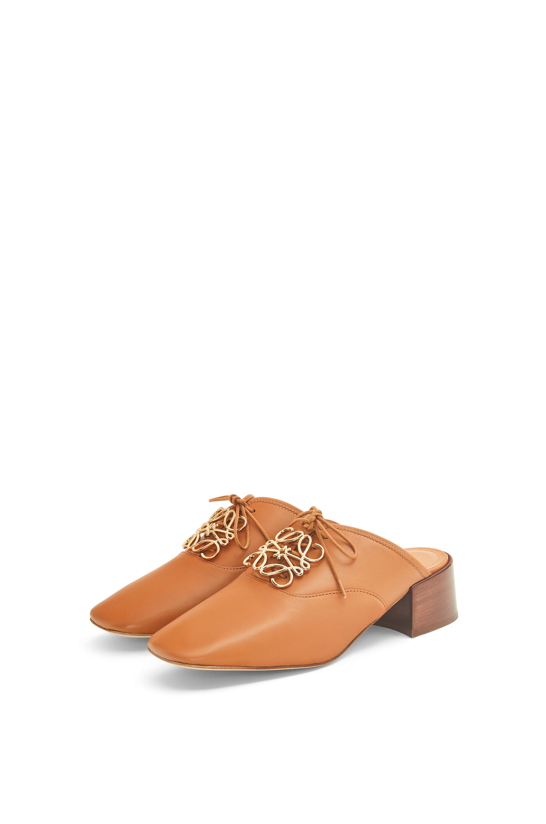 Anagram slip-on derby in lambskin - 2