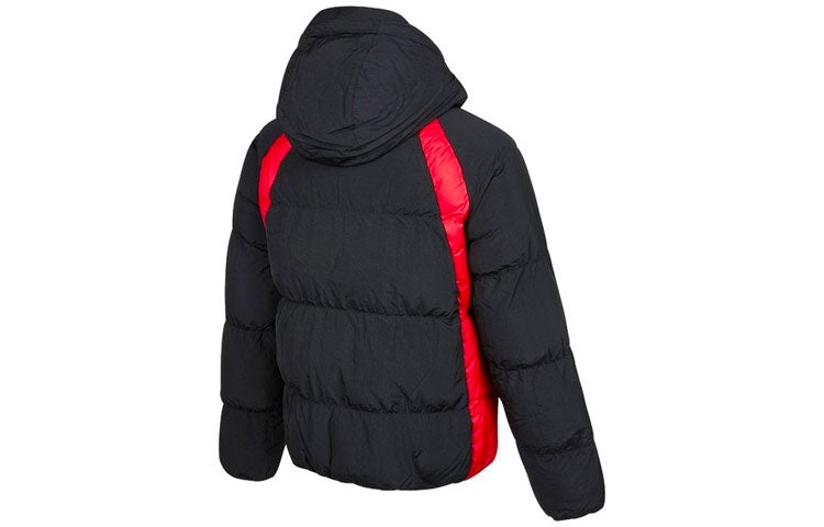 Air Jordan Contrasting Colors Printing Stay Warm hooded Jacket Black DA9807-010 - 2