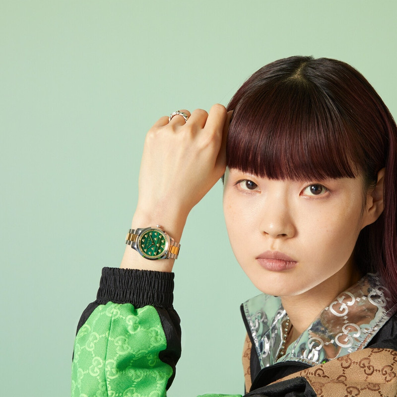 G-Timeless watch with bees, 32 mm 3