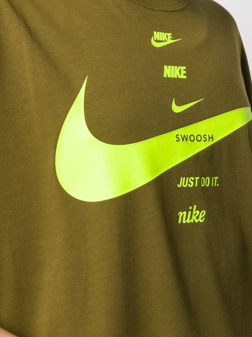 Swoosh logo print T-shirt - 5