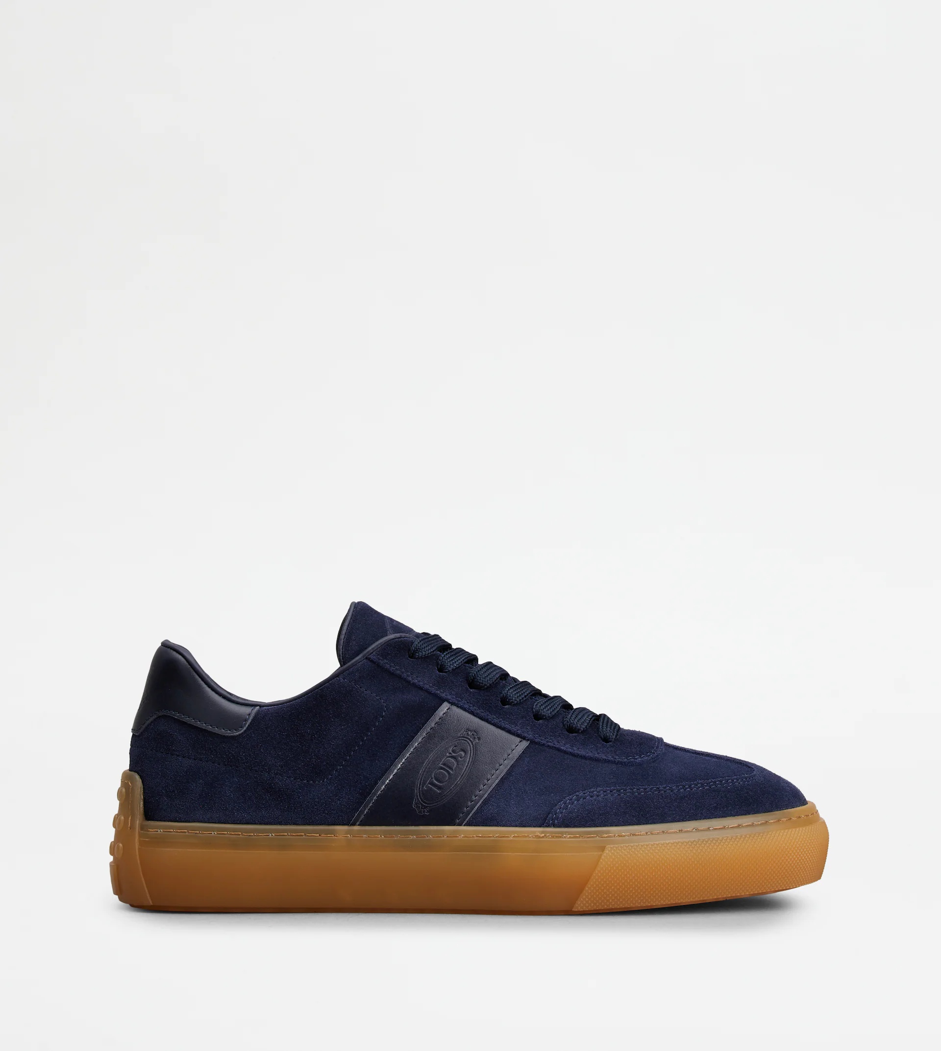 TOD'S SNEAKERS IN SUEDE - BLUE - 1