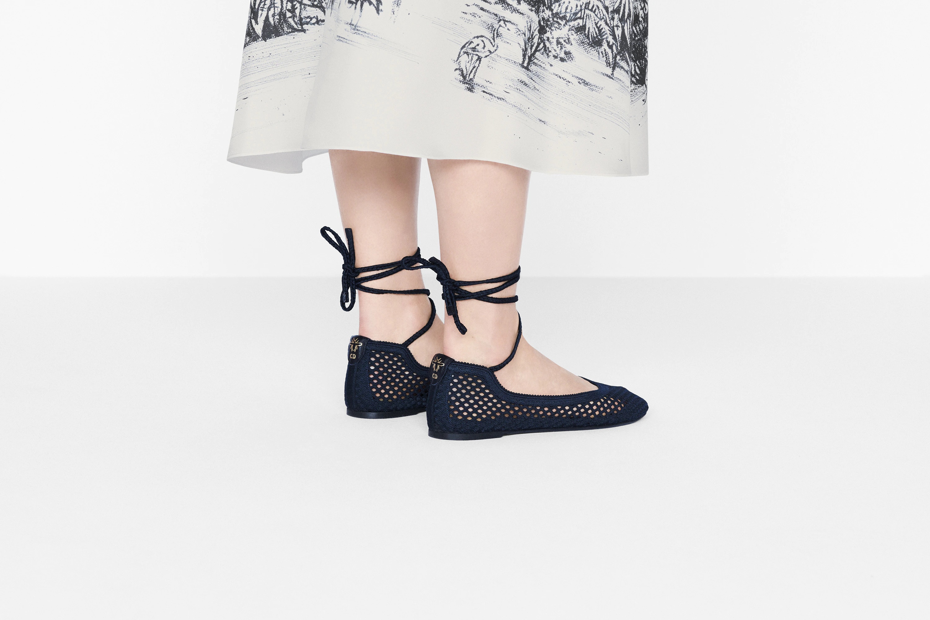 Dior Poème Laced Ballerina Flat - 7