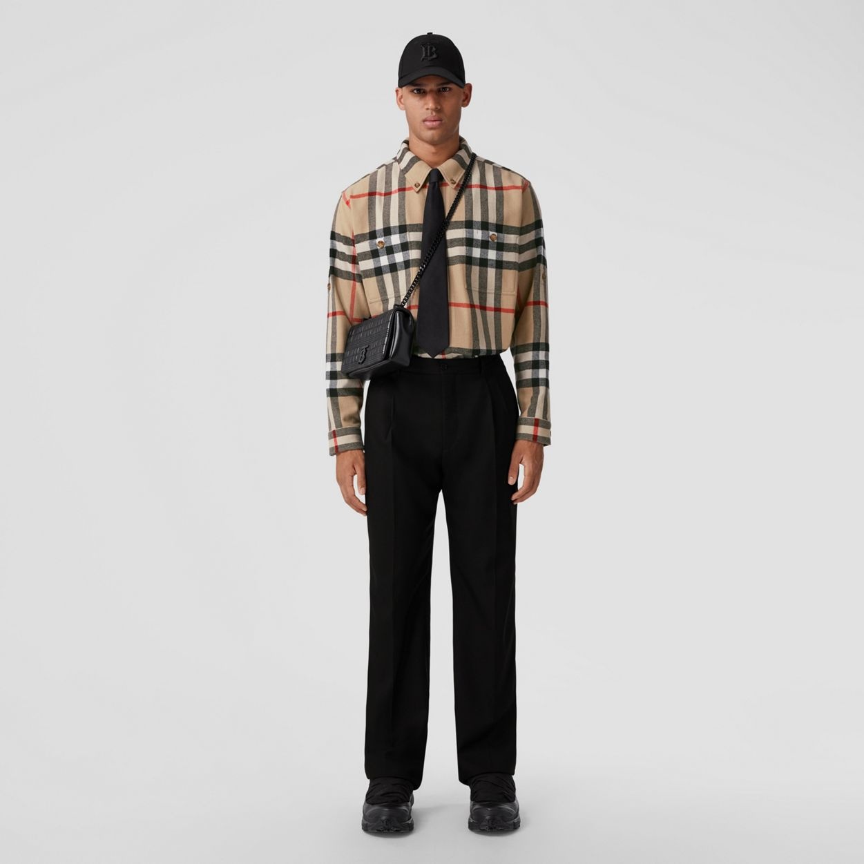House Check Wool Cotton Shirt - 5