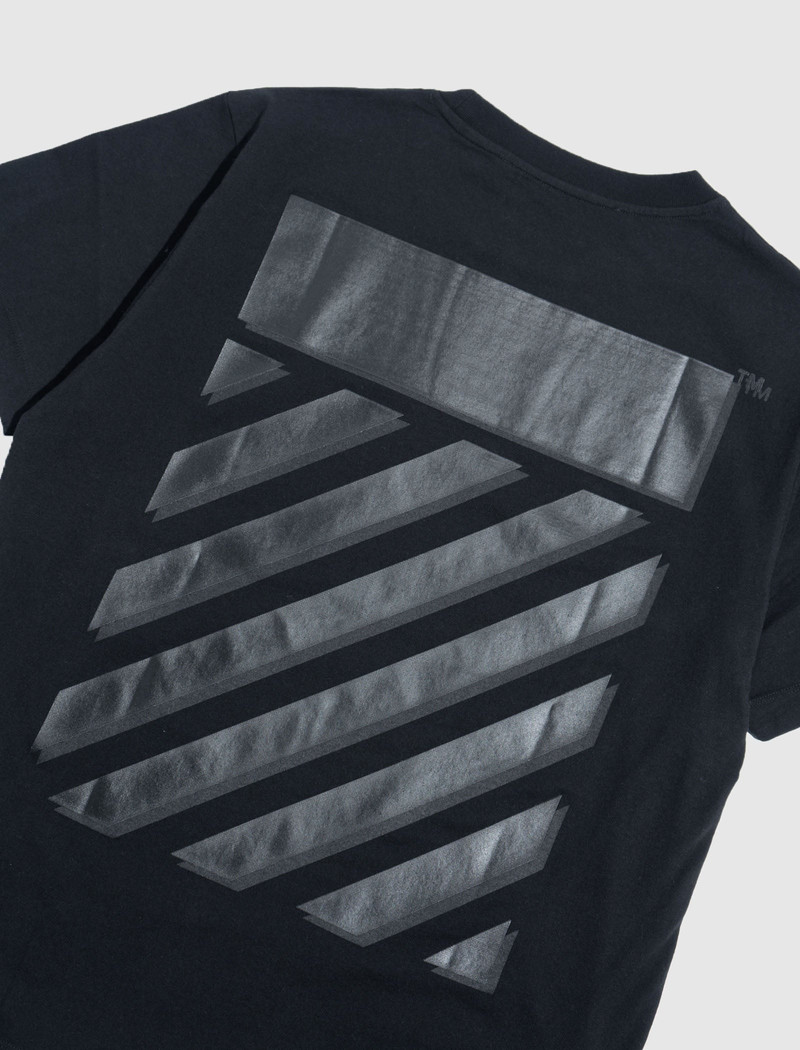 Off-White DIAGONAL TAB SLIM SHORT SLEEVE TEE outlook