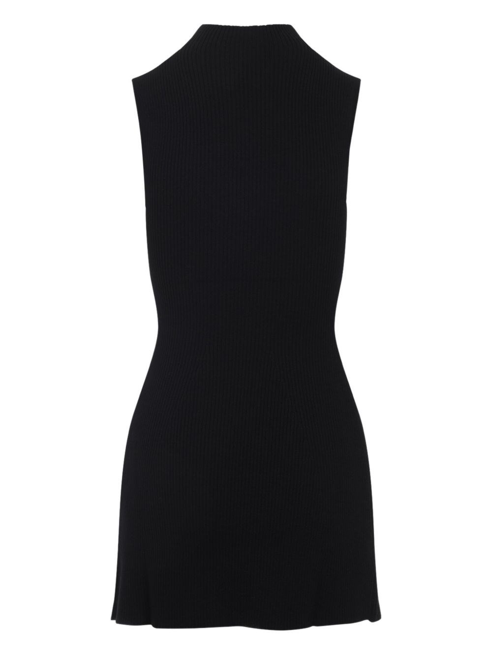 Wool cut-out mini dress - 3