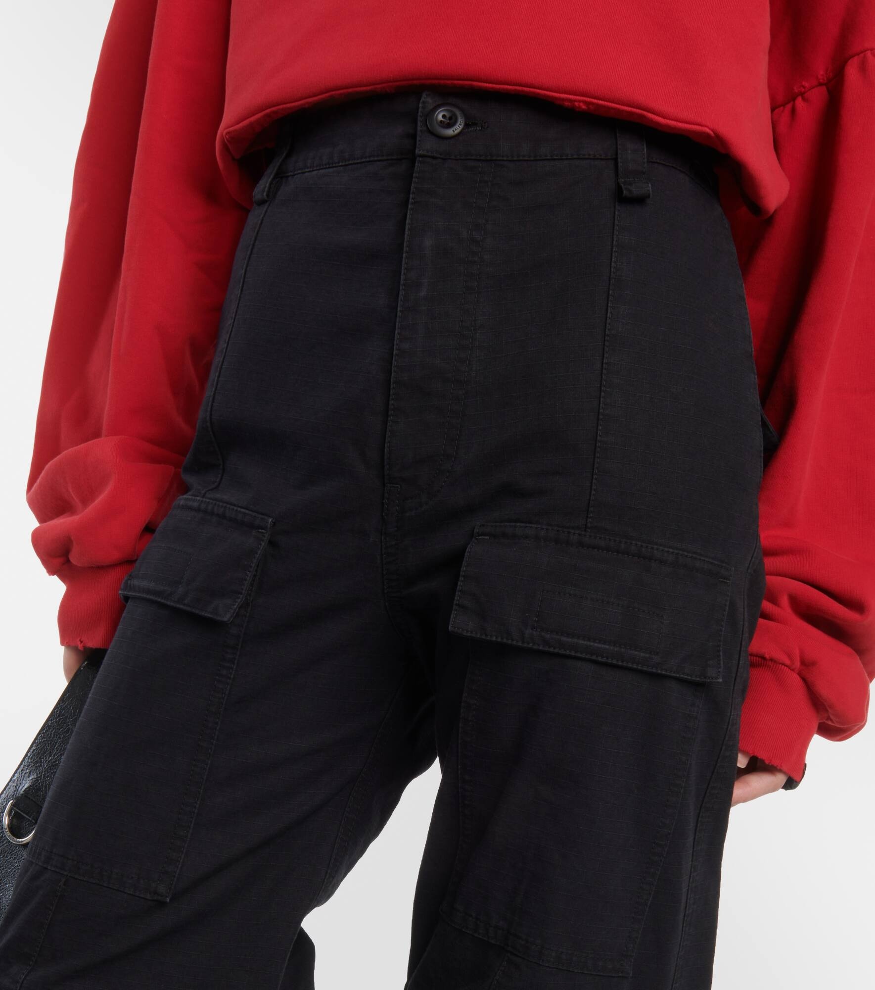 Cotton cargo pants - 5
