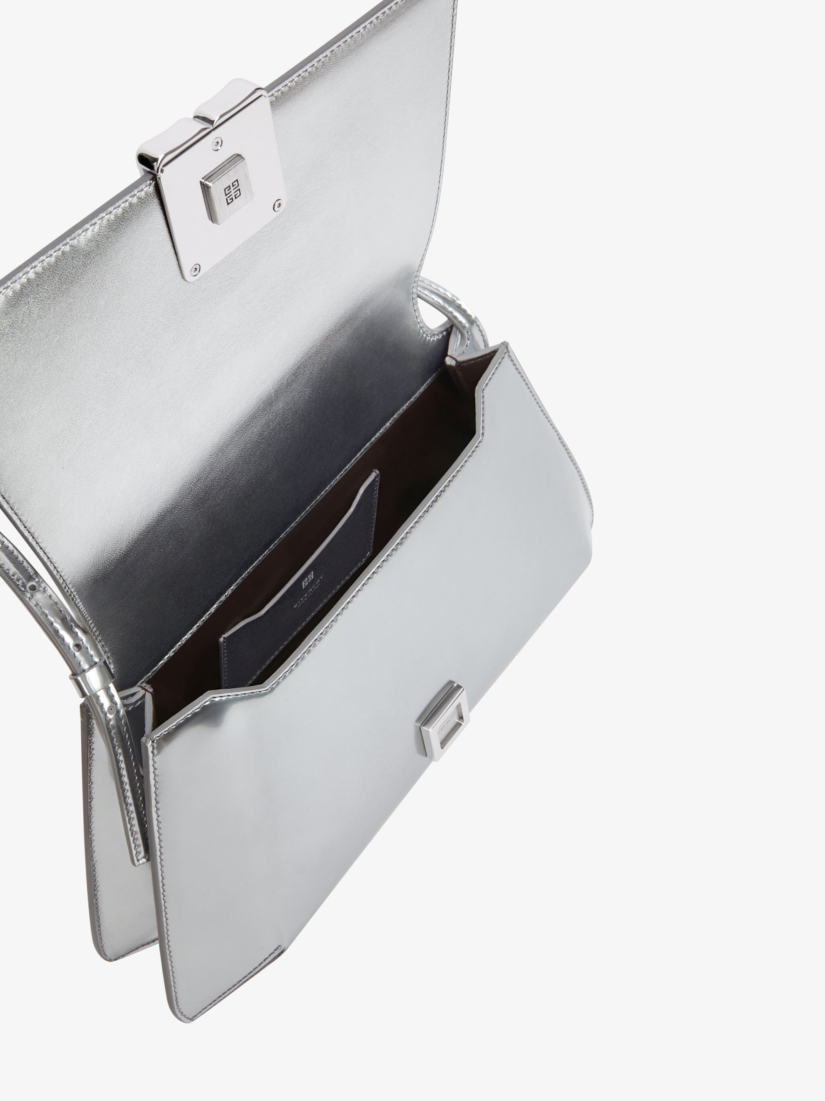 4G LIQUID BAG IN LAMINATED LEATHER - 5