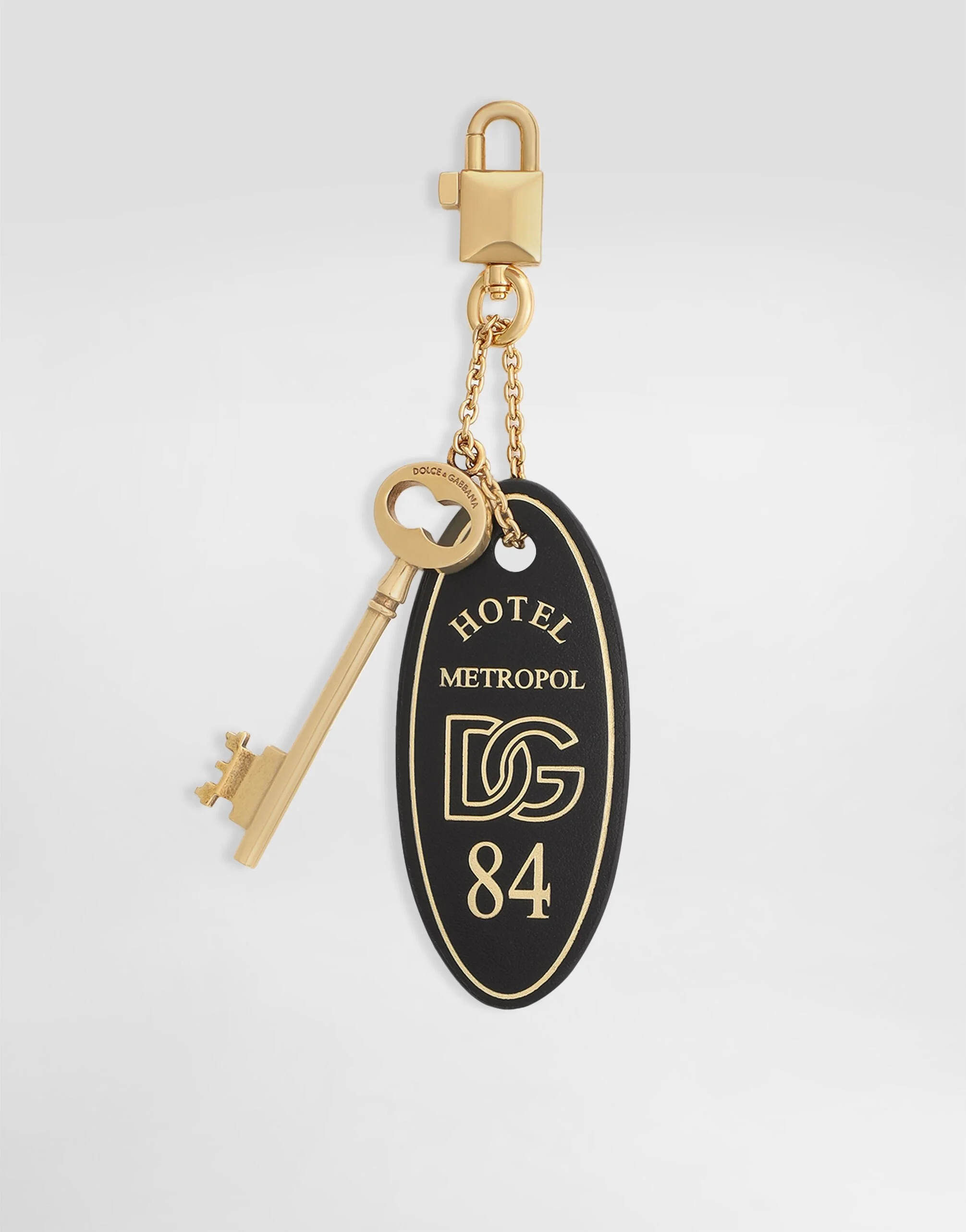 Calfskin tassel keychain - 1