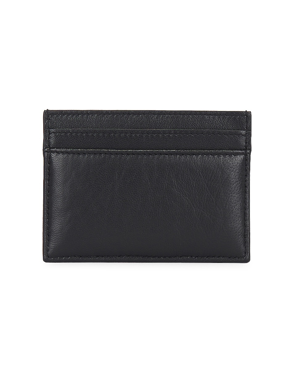 SAINT LAURENT Cassandre Credit Card Case | forward | REVERSIBLE
