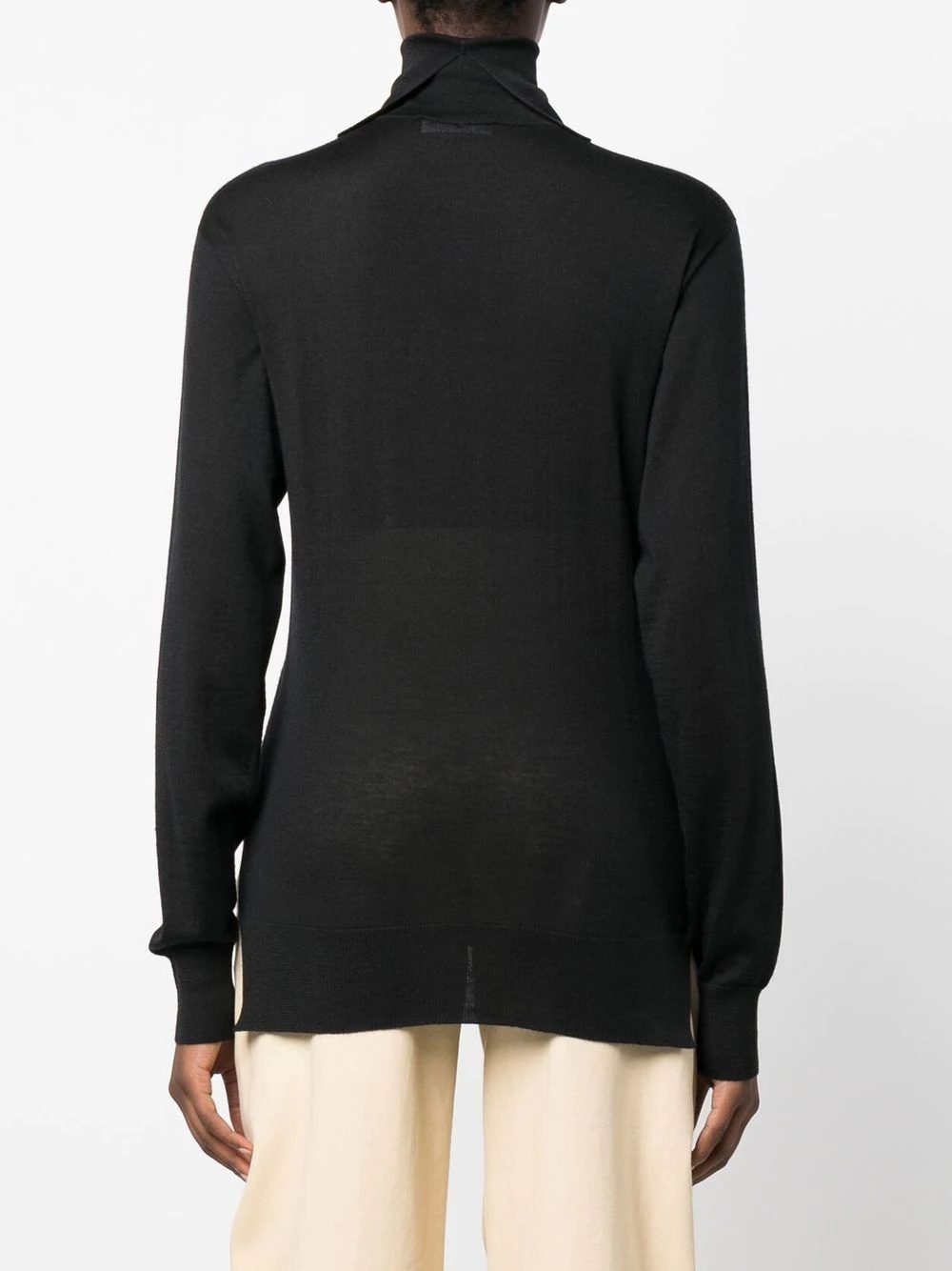 roll-neck wool jumper - 7