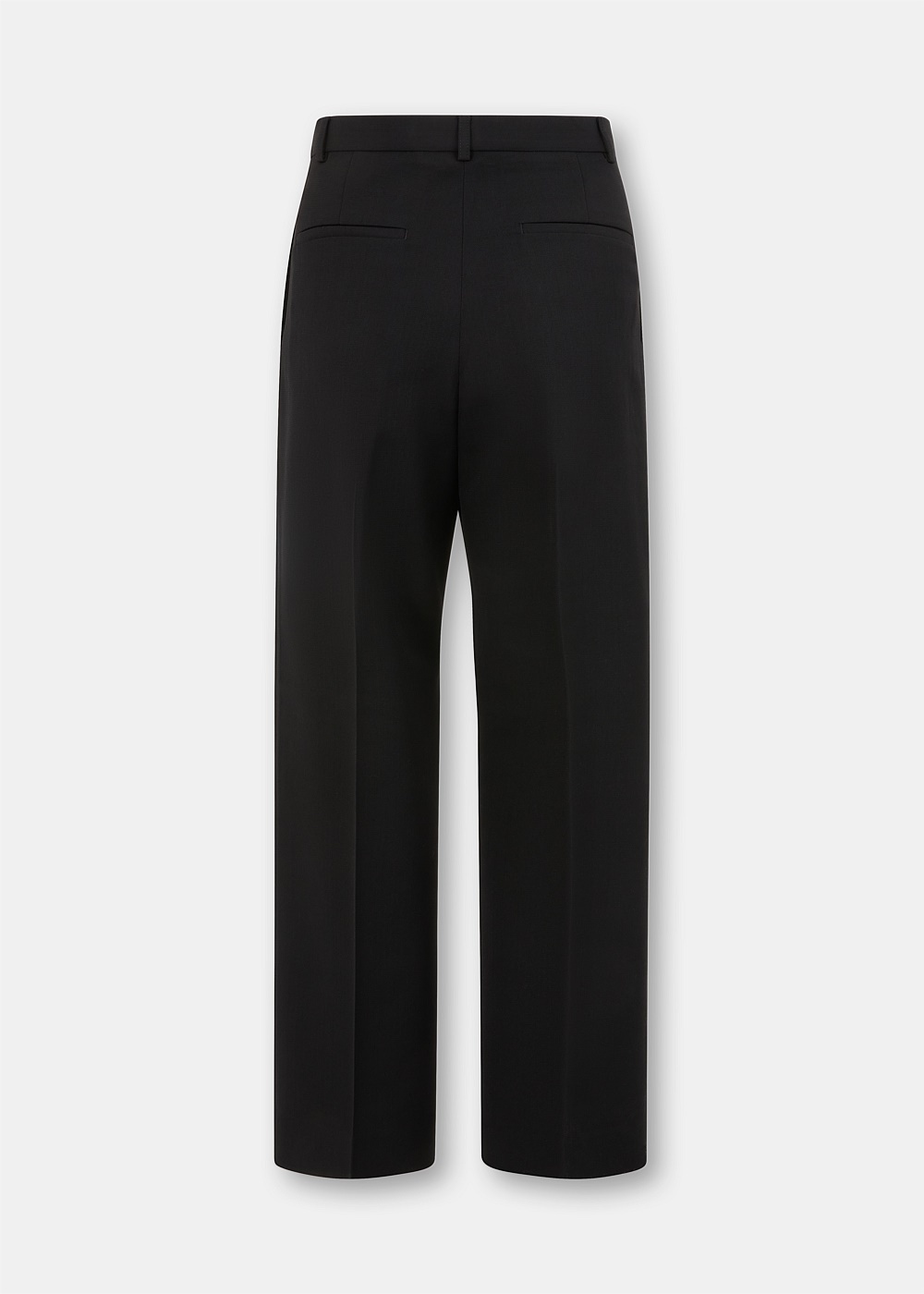 Black Relaxed Tailored Trousers - 2