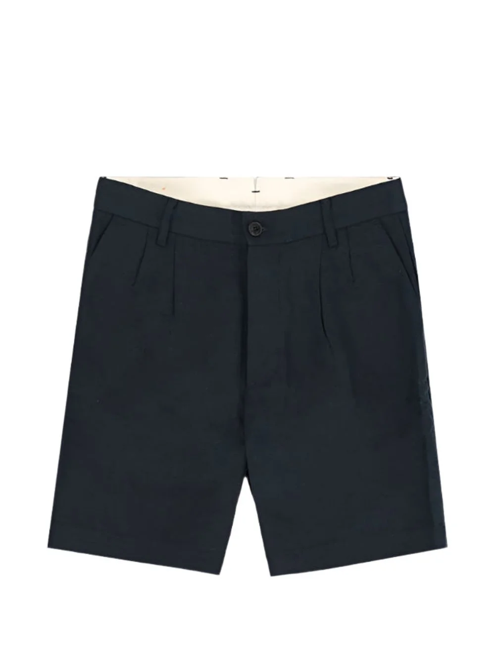 pleated bermuda shorts - 1