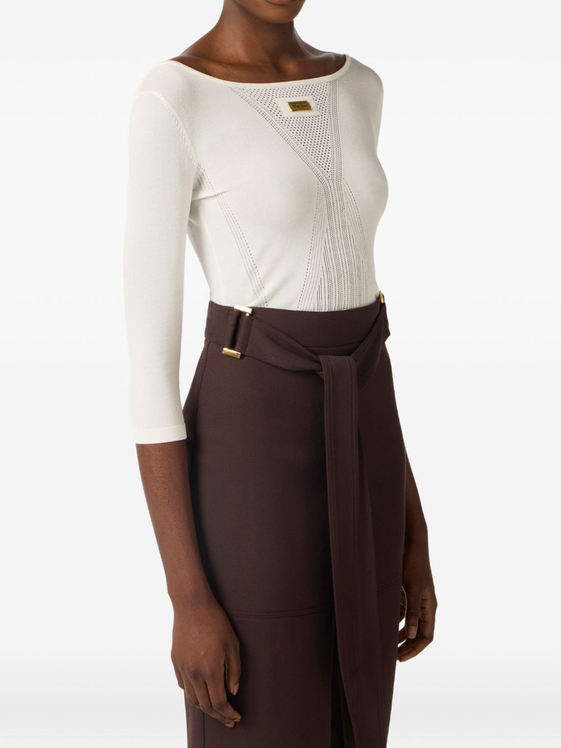 logo-plaque knit top 4