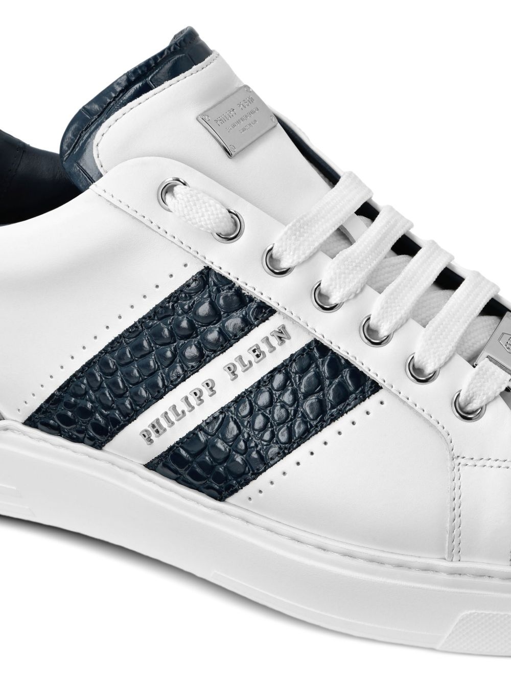 leather platform sneakers - 4