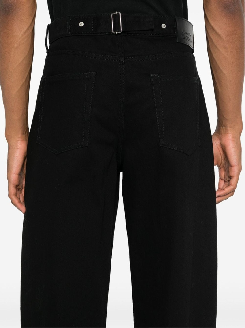 mid-rise barrel jeans 5