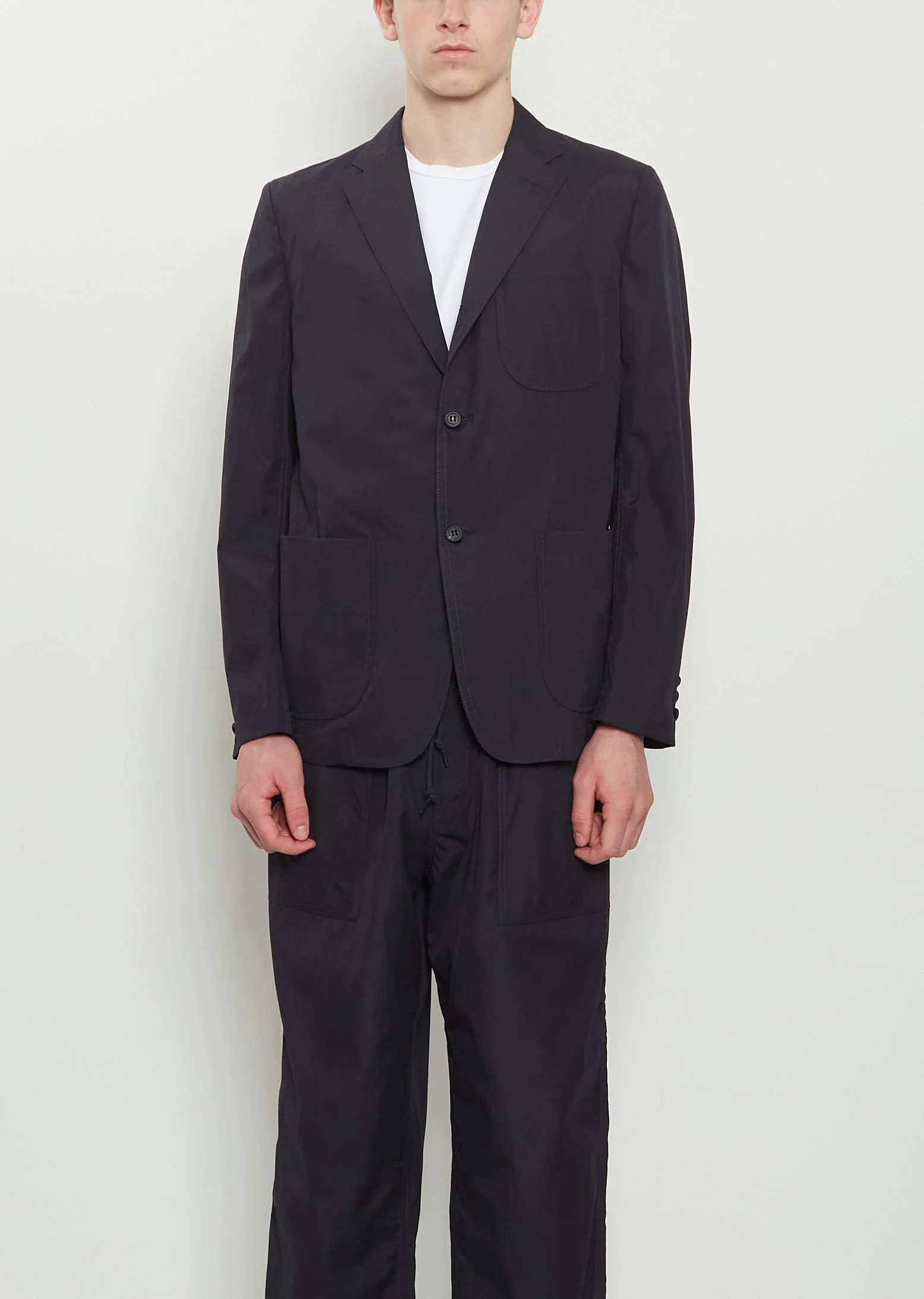 Broad Cotton Blazer - 1
