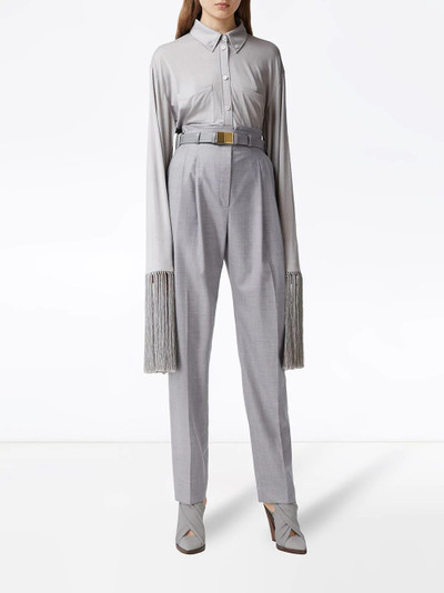 Burberry back cut-out tailored trousers outlook