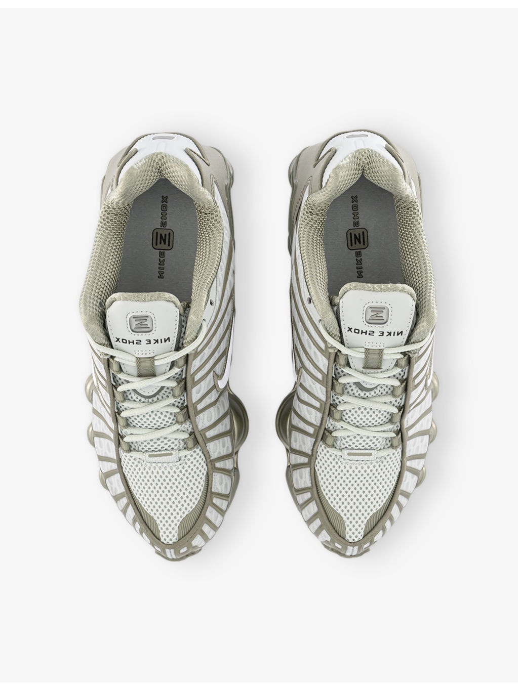 Shox TL Metallic-Hue Mixed-Material Trainers - 2