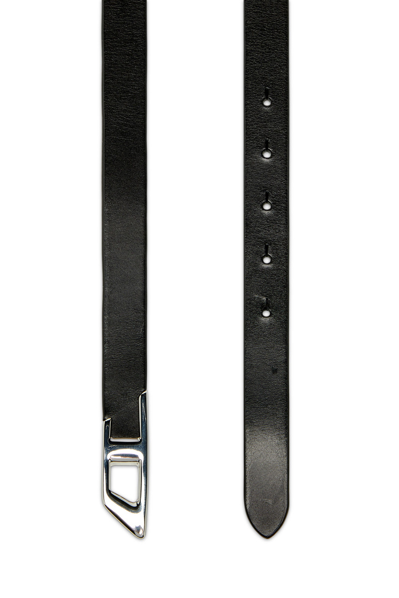 Diesel 2 CM LEATHER BELT WITH METAL D BUCKLE outlook