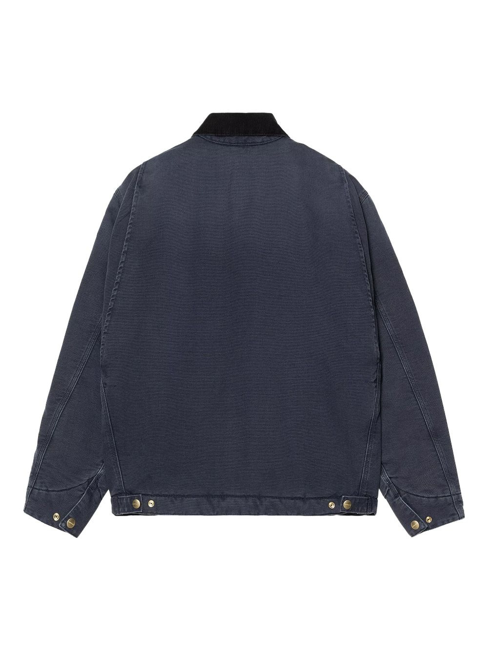 corduroy-collar quilted jacket - 4
