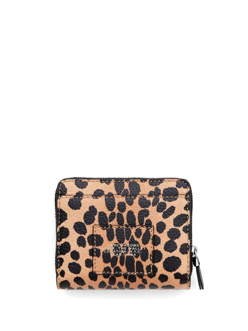 The Cheetah Leather Mini compact wallet - 2