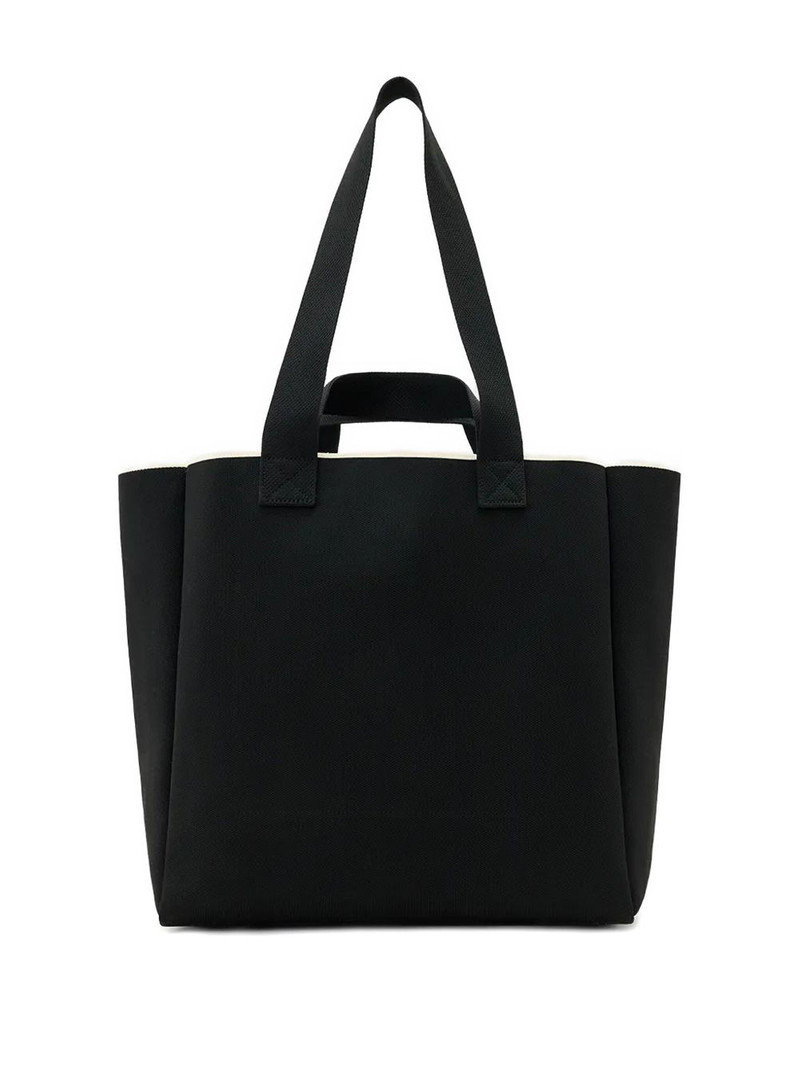 ALLSAINTS large Izzy heart-print tote bag outlook