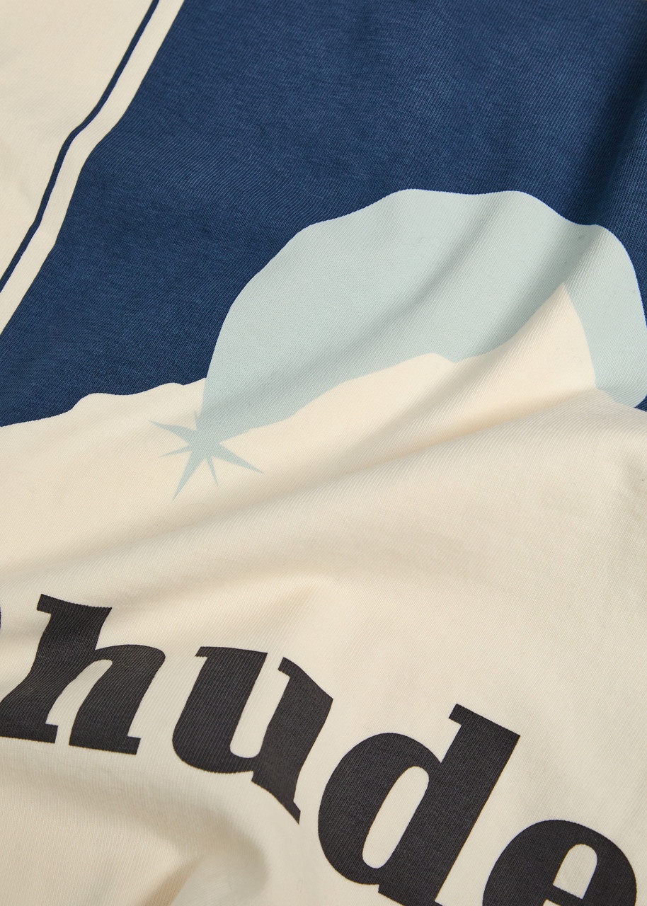 Rhude Moonlight Printed Cotton T-shirt - 5