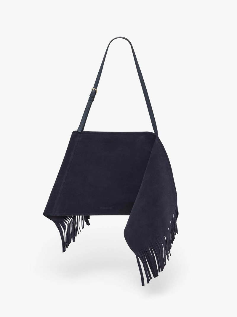 MEDIUM SCARF BAG - SUEDE SHOULDER BAG 1