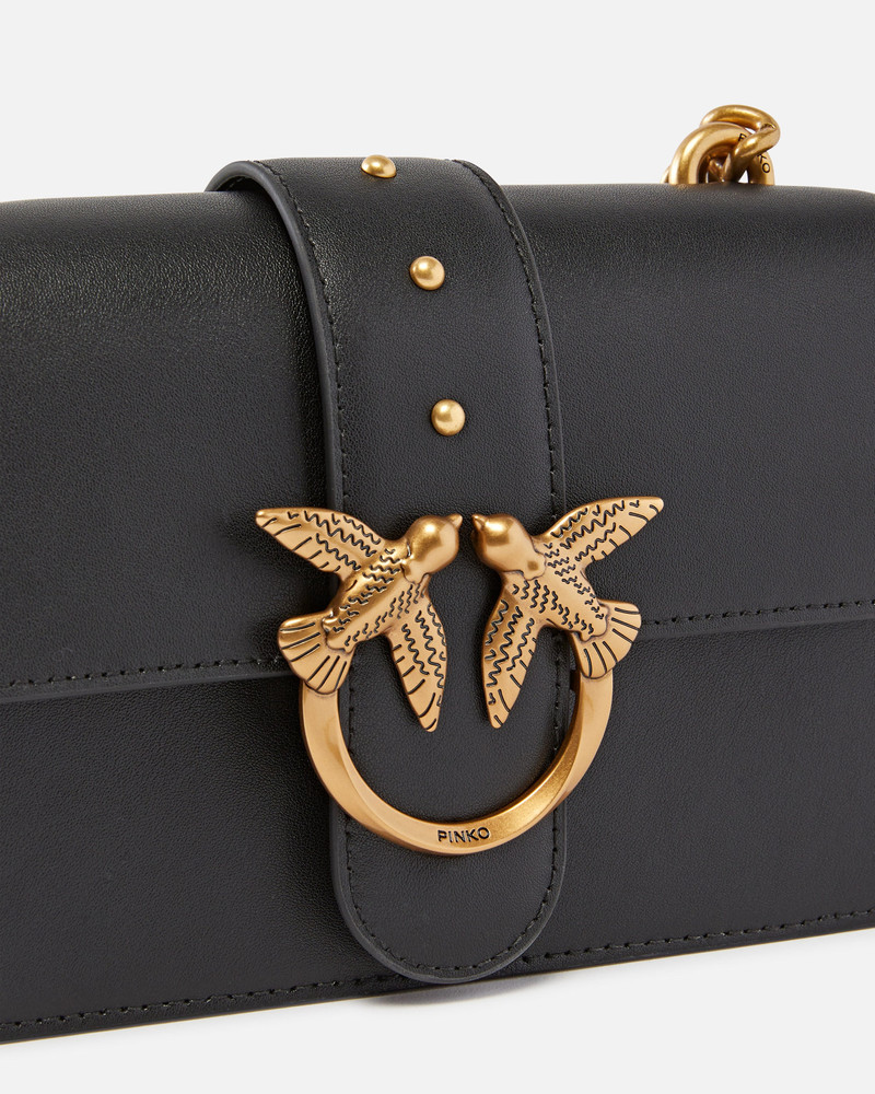 SMALL SHOULDER BAG LOVE BAG ONE SIMPLY IN LEATHER 3