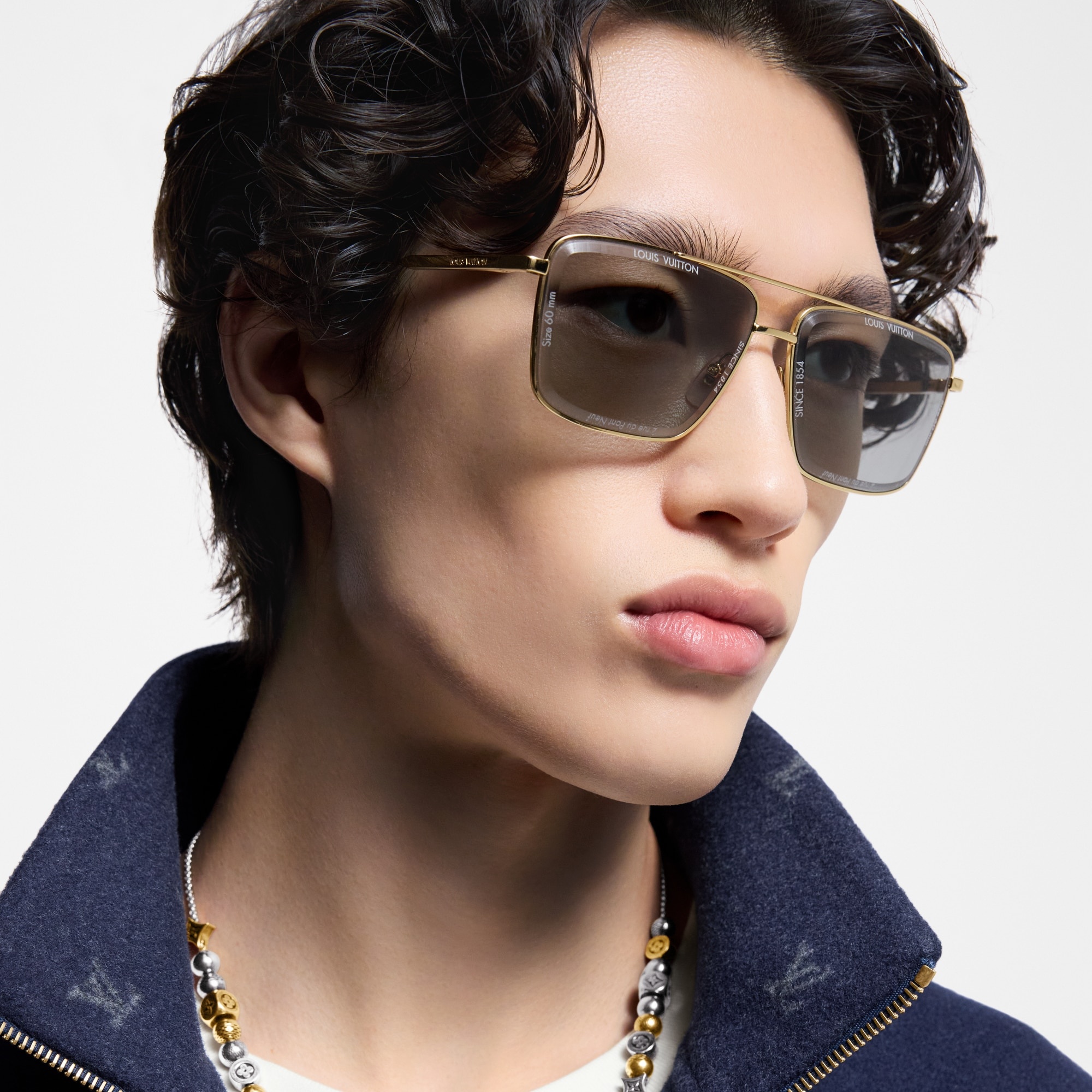 LV Super Vision Metal Square Sunglasses - 5