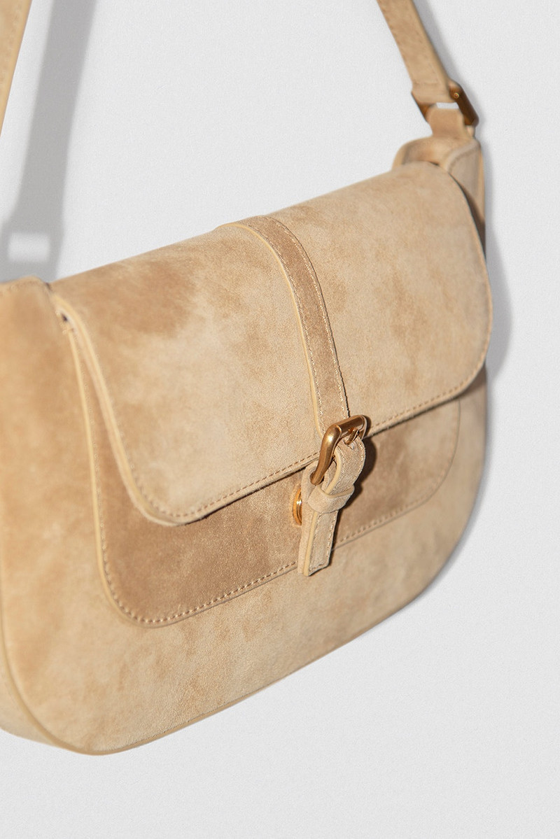 BY FAR MIRANDA HAZEL SUEDE LEATHER outlook