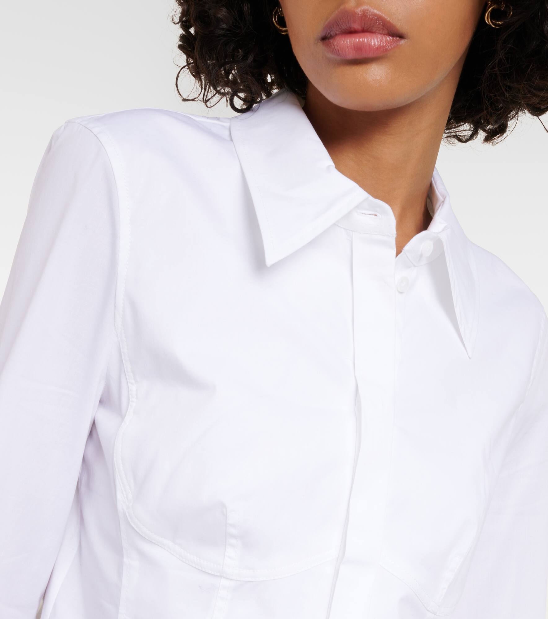 Poplin Power cotton-blend shirt - 4