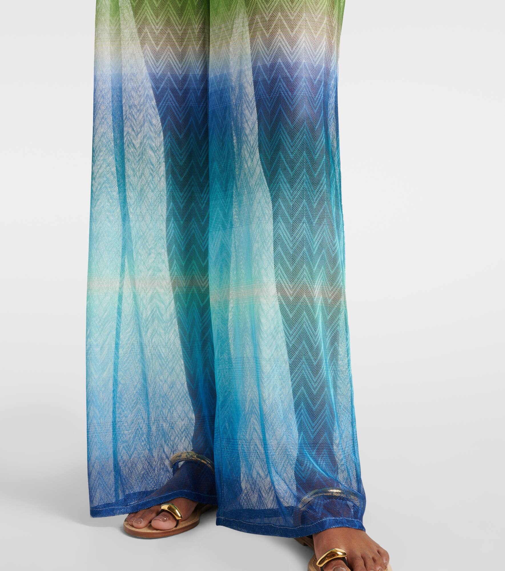 Zig Zag palazzo pants - 5