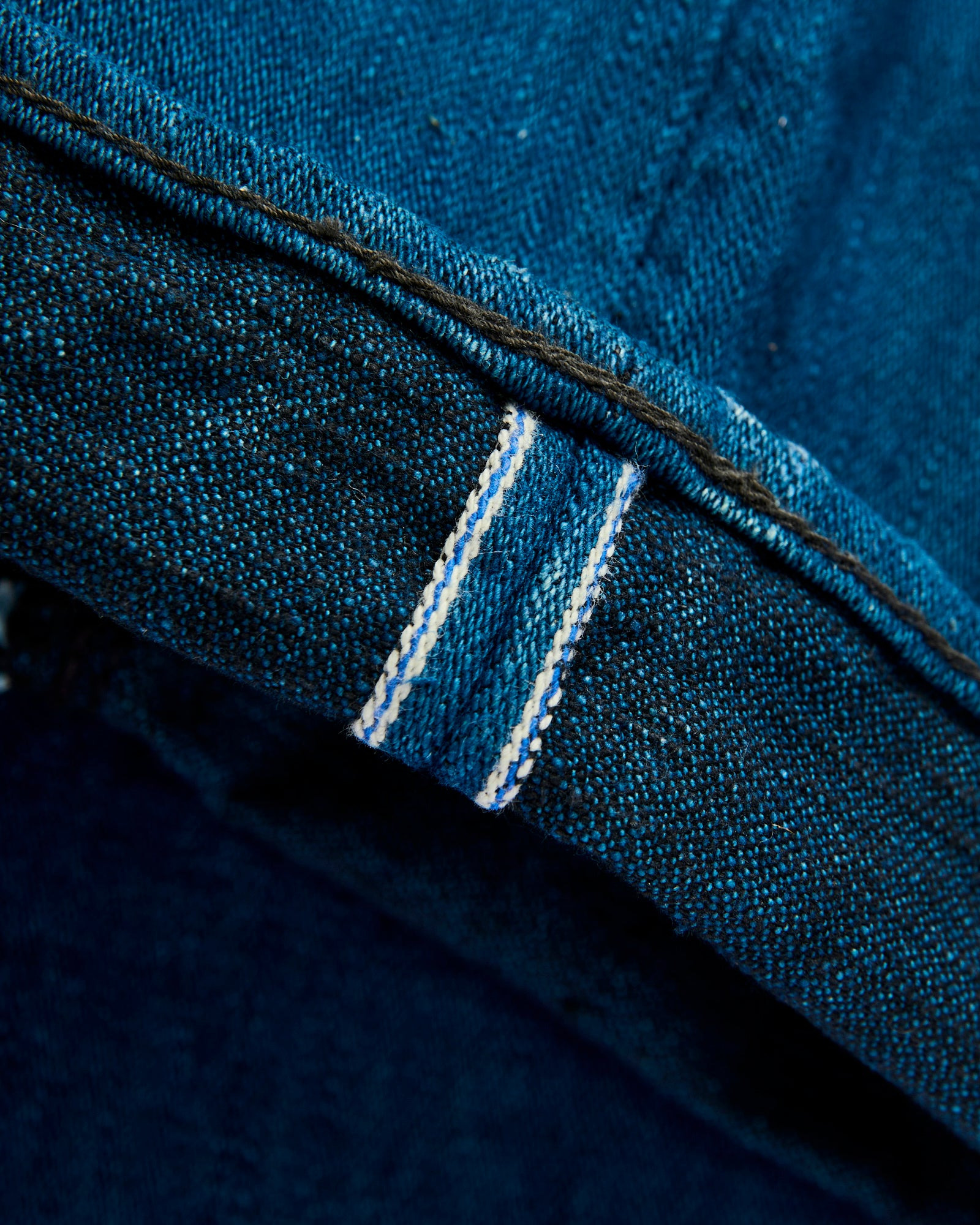 PBO-002-019 "Asagi" 16.5oz Rinsed Selvedge Denim - Relaxed Tapered Fit - 9