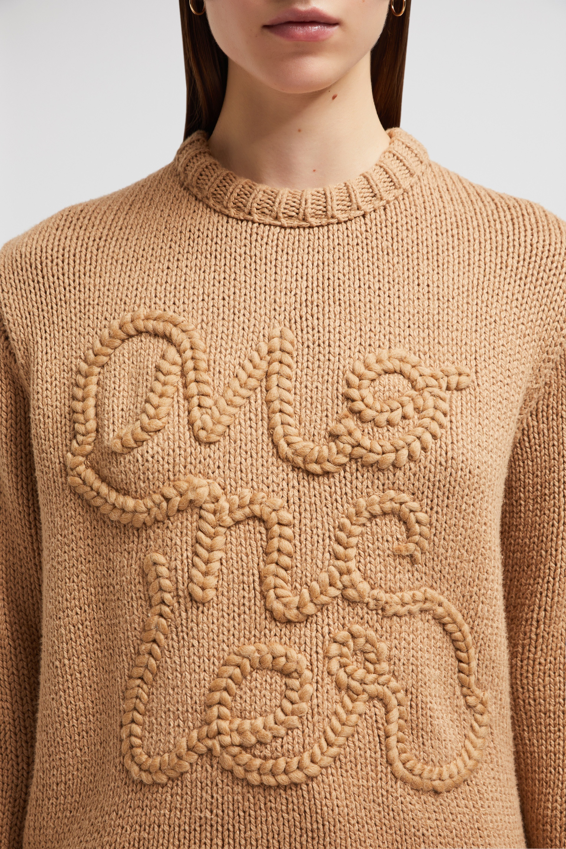 Embroidered Logo Cotton Sweater - 6