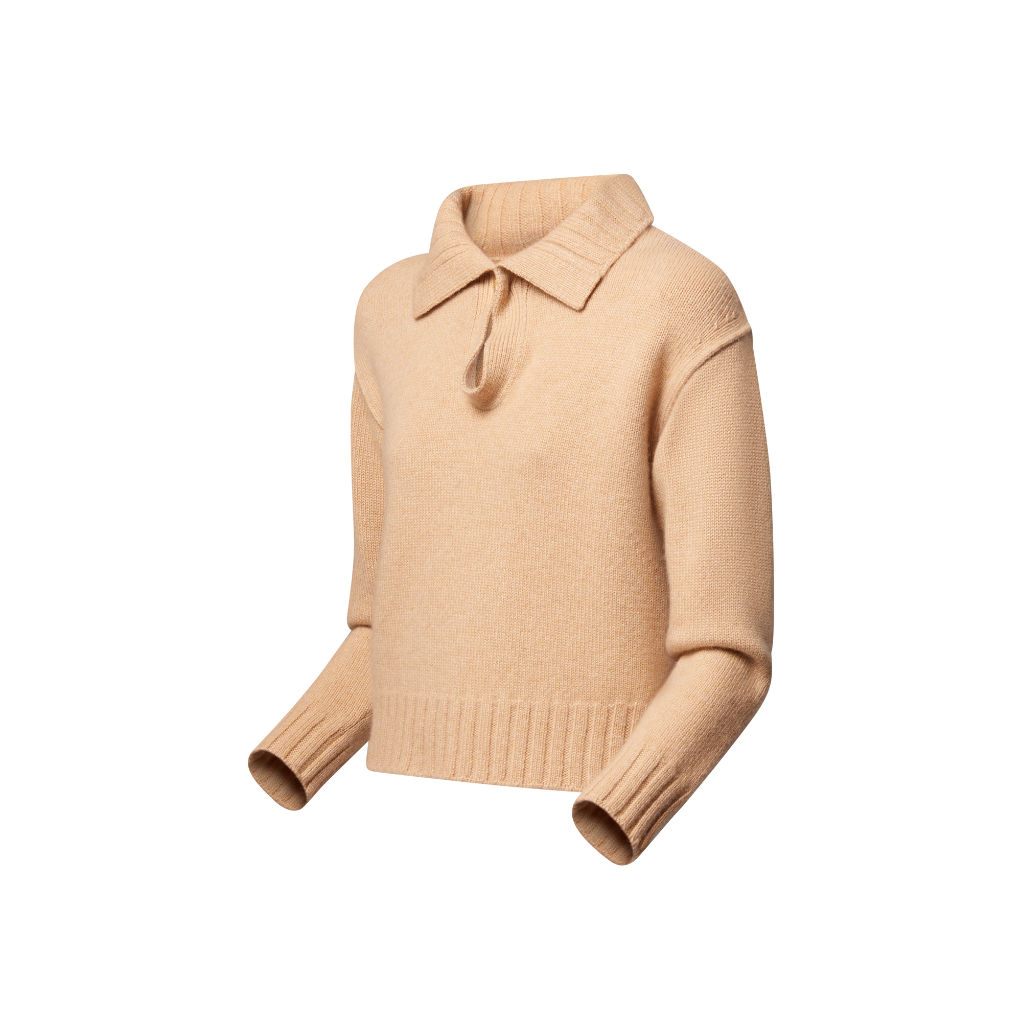 Polo Collar Pullover - 2