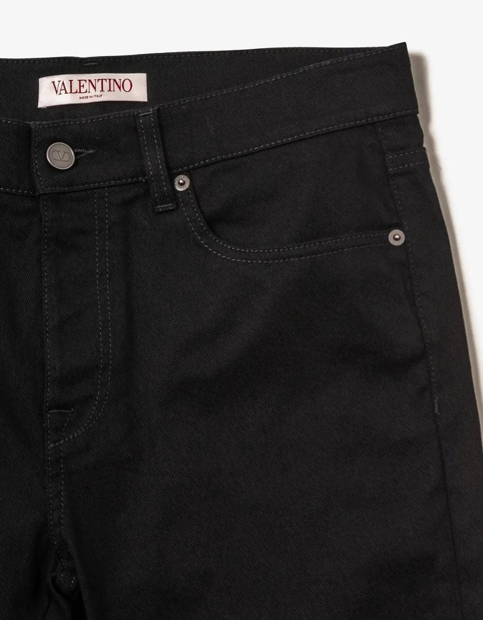 Valentino Black Skinny Fit Jeans - 6