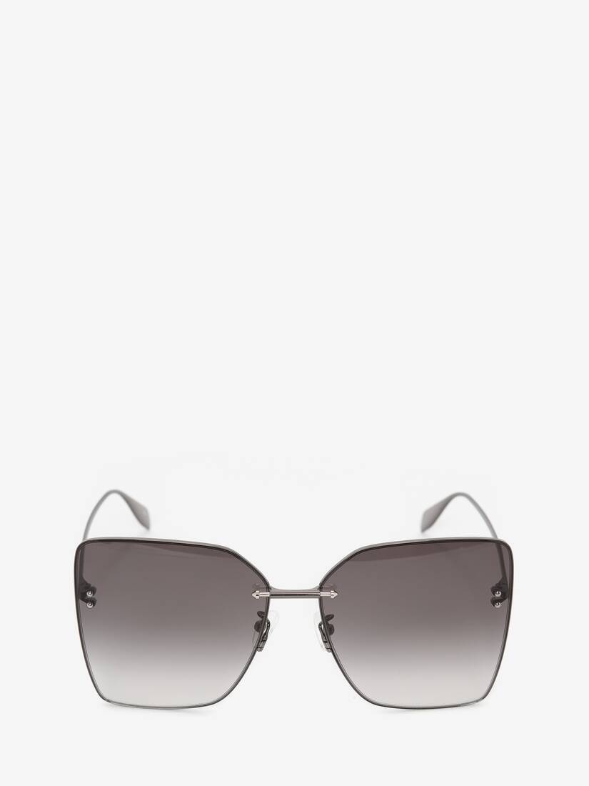 Piercing Bridge Sunglasses in Ruthenium - 1