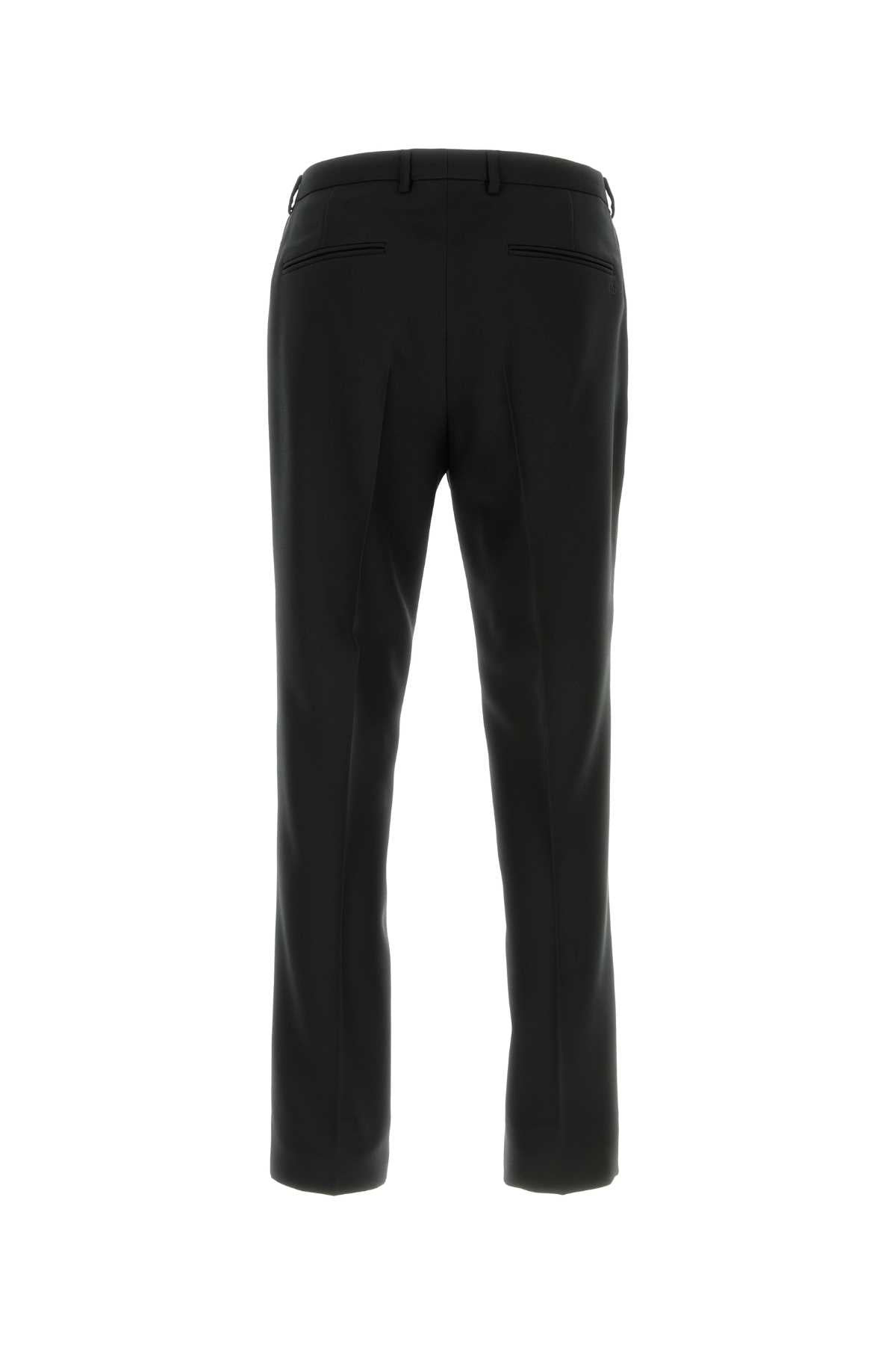 Gucci Men Black Twill Pant - 2