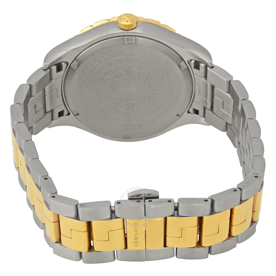 Versace Hellenyium Brown Dial Two-tone Men's Watch V11040015 - 3