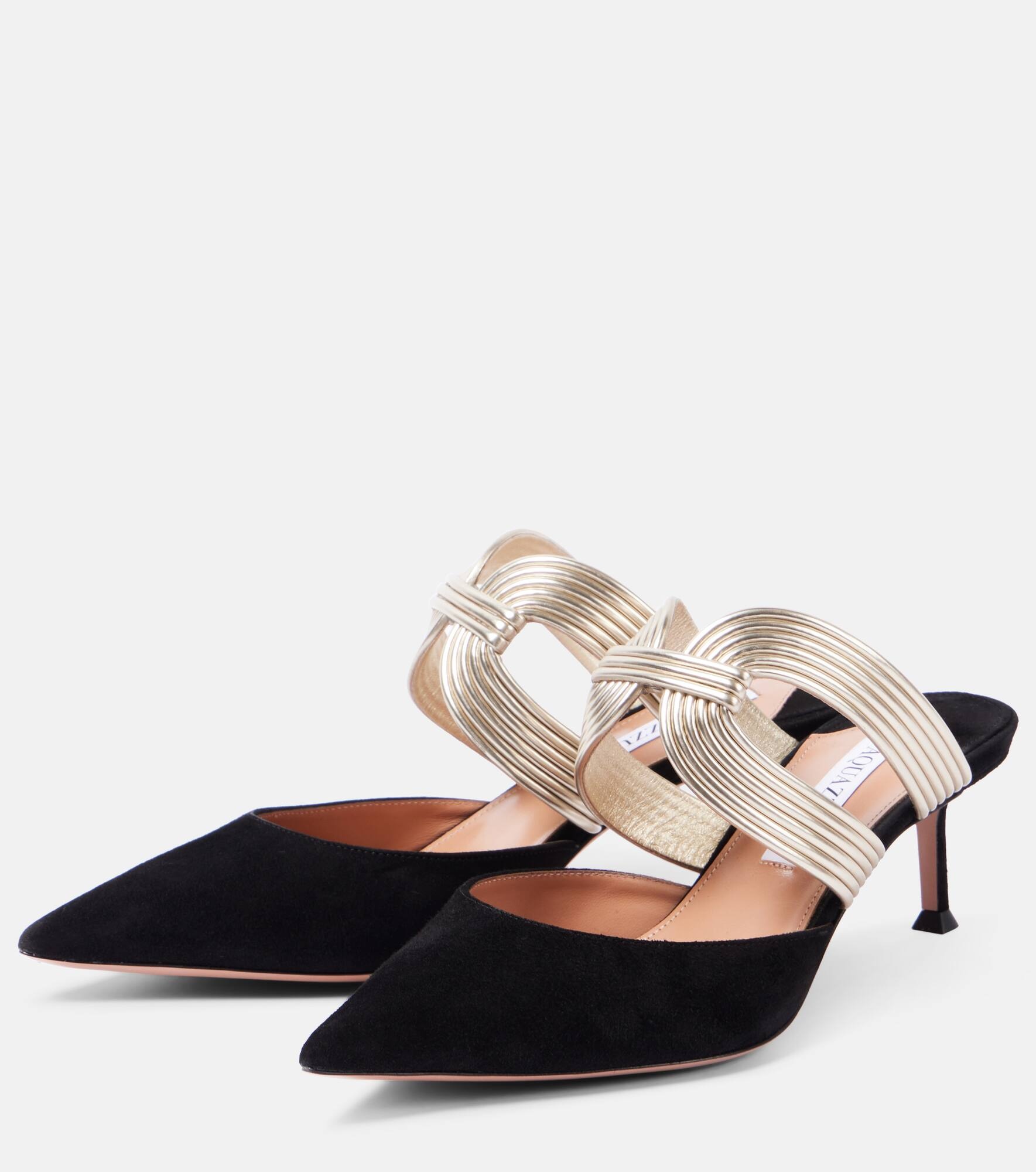 Esencia 50 suede mules - 4